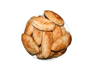 Image showing fried pies with potatoes