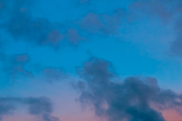 Image showing Background of colourful sky