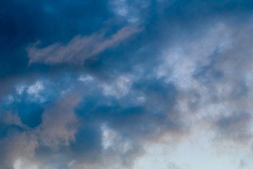 Image showing Background of sky with thunderclouds