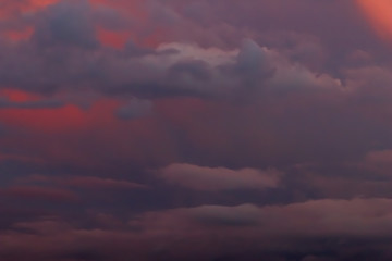 Image showing Background of colourful sky