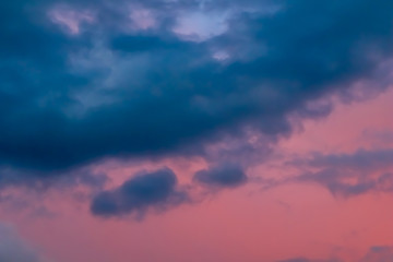 Image showing Background of colourful sky