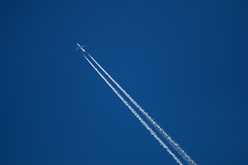 Image showing Airplane in the sky