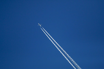 Image showing Airplane in the sky