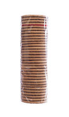 Image showing Stack of cookies isolated