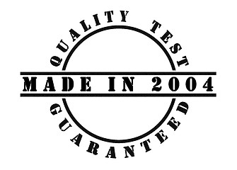 Image showing Made in 2004