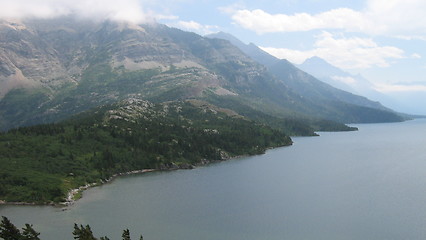 Image showing Water & Mountain