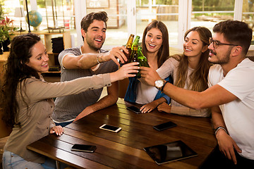 Image showing A toast to friendship 