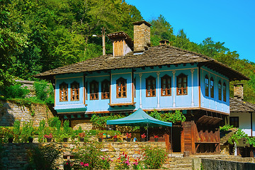 Image showing Two-storey House on a Hill Slope 