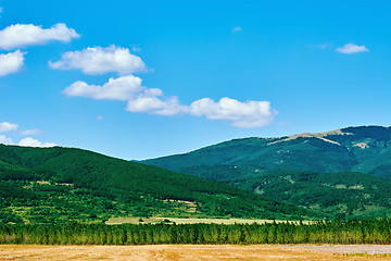 Image showing Bulgarian Landscape with Mountains