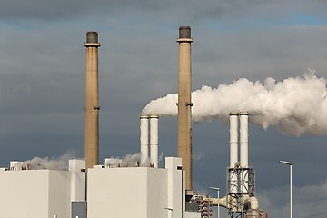 Image showing Smoking power plant