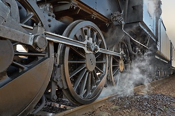 Image showing Steam Locomotive Closeup