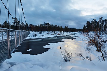 Image showing Winter River Flow