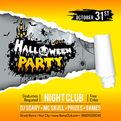 Image showing Happy Halloween Party Poster