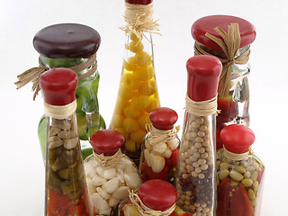 Image showing Vinegar Bottles