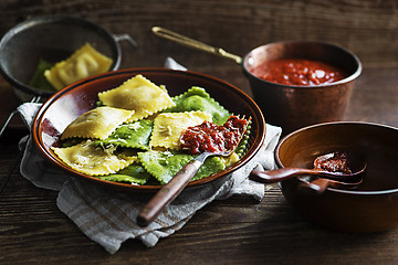 Image showing Ravioli pasta