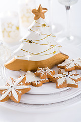 Image showing Traditional Gingerbread cookies for Christmas