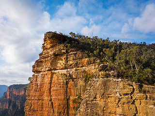 Image showing Sheer cliffs of Burramoko Head Balzer Lookout