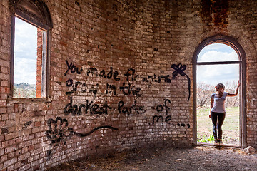 Image showing Urbex exploring in rural Australia