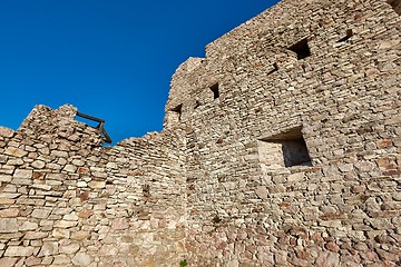 Image showing Old castle wall