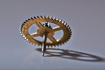 Image showing Small old cogwheel