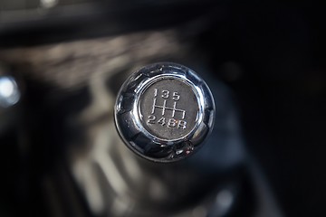 Image showing Manual gear stick