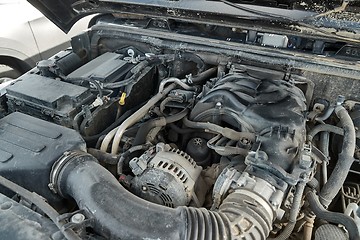 Image showing Car Engine Detail