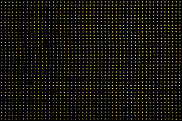 Image showing Black fabric with golden metallic dots