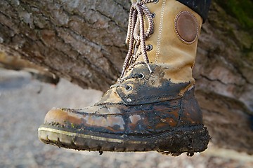 Image showing Boots used outdoors