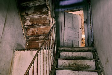 Image showing Abandoned house interior