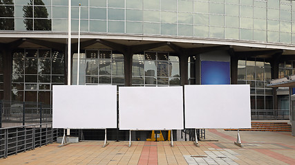 Image showing Three Empty Billboards