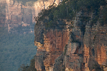 Image showing Cliffs of Blue Mountains