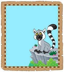 Image showing Lemur theme parchment 1