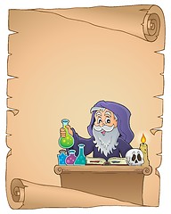 Image showing Alchemist topic parchment 1