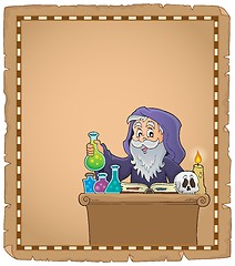 Image showing Alchemist topic parchment 2