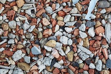 Image showing Debris pile closeup