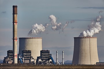 Image showing Power Plant Smoke