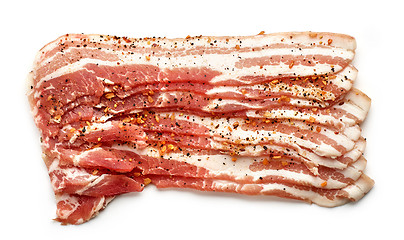 Image showing spicy breakfast bacon