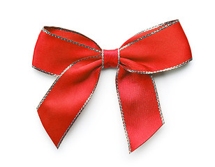 Image showing red decorative bow