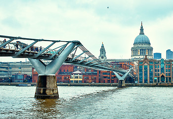 Image showing London Millennium Bridge