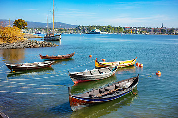 Image showing Boats in Oslo, Norway