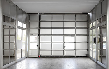 Image showing High Garage Door