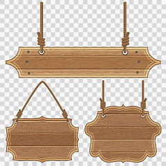 Image showing Wooden Board Frames