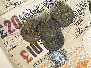 Image showing Vintage Pounds