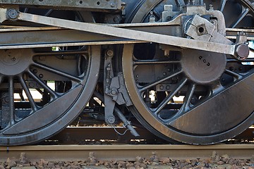 Image showing Steam Locomotive Closeup