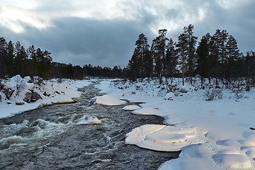 Image showing Winter River Flow