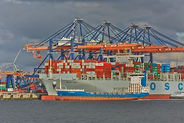 Image showing Huge Container Ship