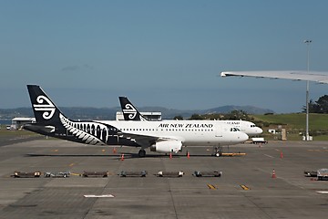 Image showing Air New Zealand planes