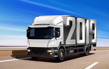 Image showing 2019 on the road