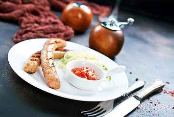 Image showing sausages