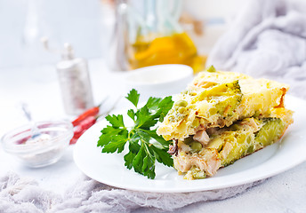 Image showing omelette with vegetables 